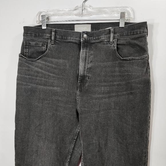 Everlane The Cheeky High Rise Mom Jeans Black 33 - Picture 4 of 5